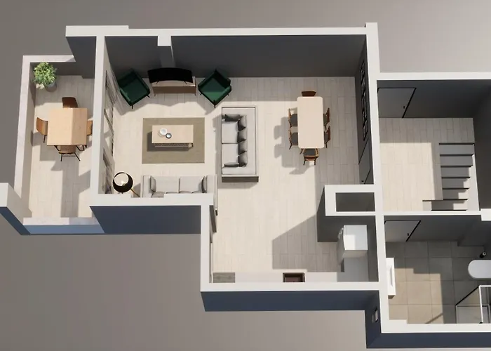 #481 - Spacious 3br Duplex With Private Garden Appartement