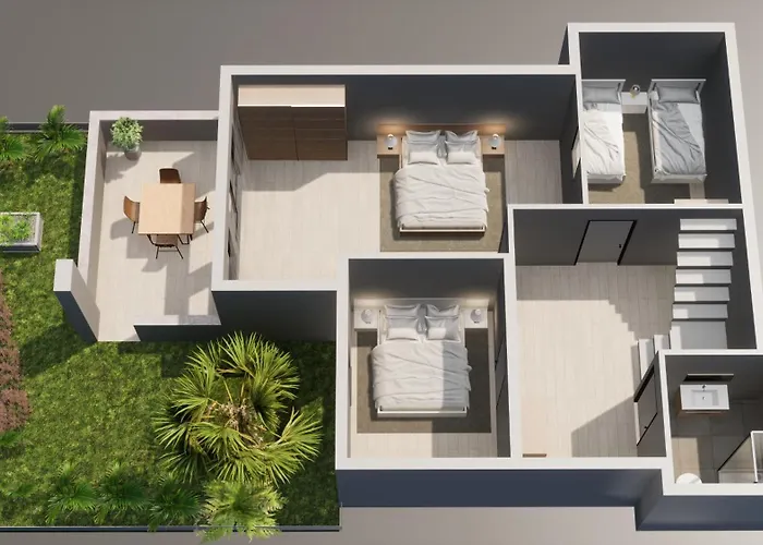 #481 - Spacious 3br Duplex With Private Garden Appartement *